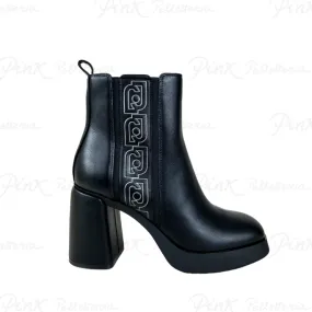 -LIU JO Grace 04 Tronchetto con Tacco Spreading/Elas. SF4053EX02022222 Black