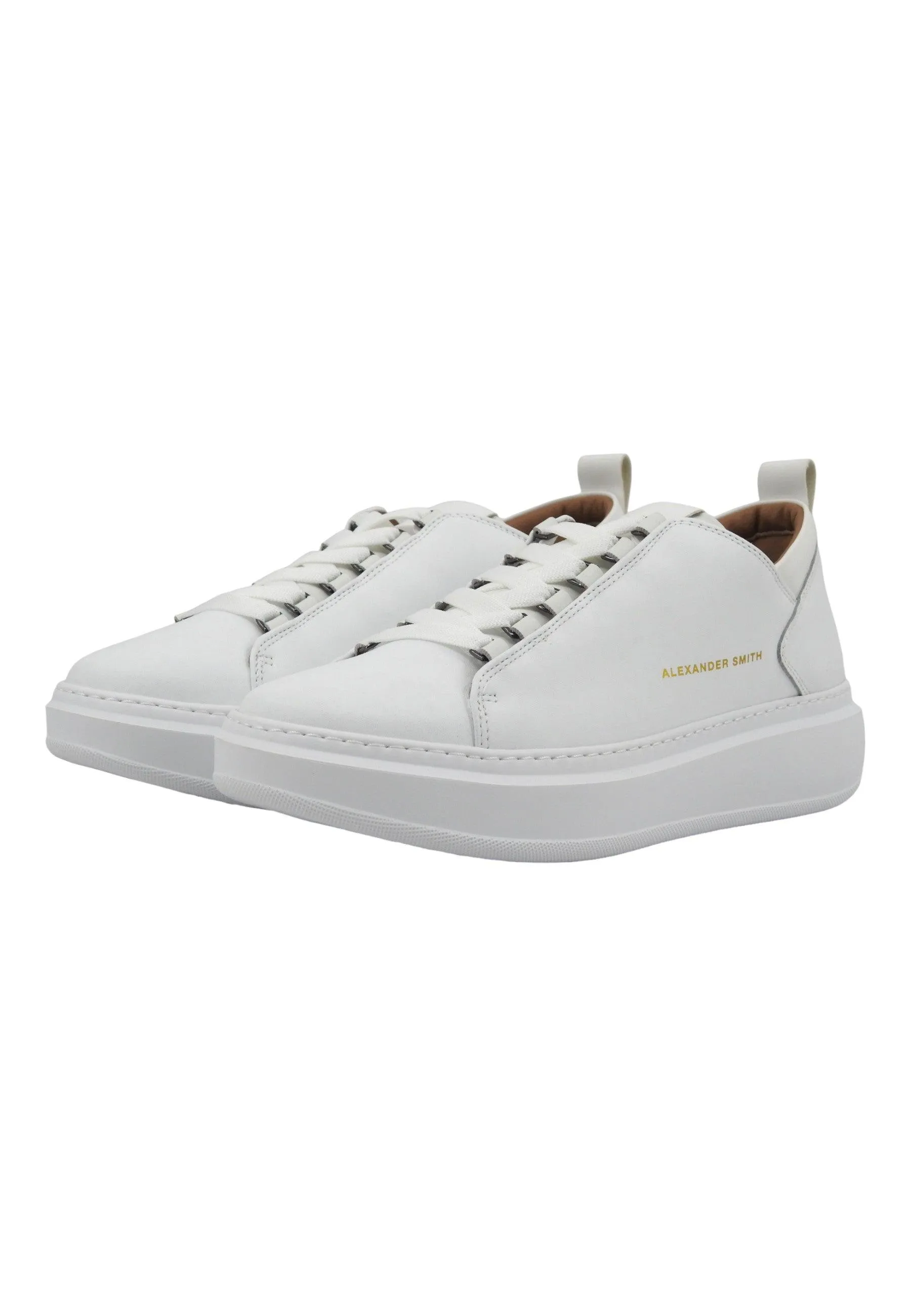 ALEXANDER SMITH Wembley Sneaker Uomo Total White WYM2263