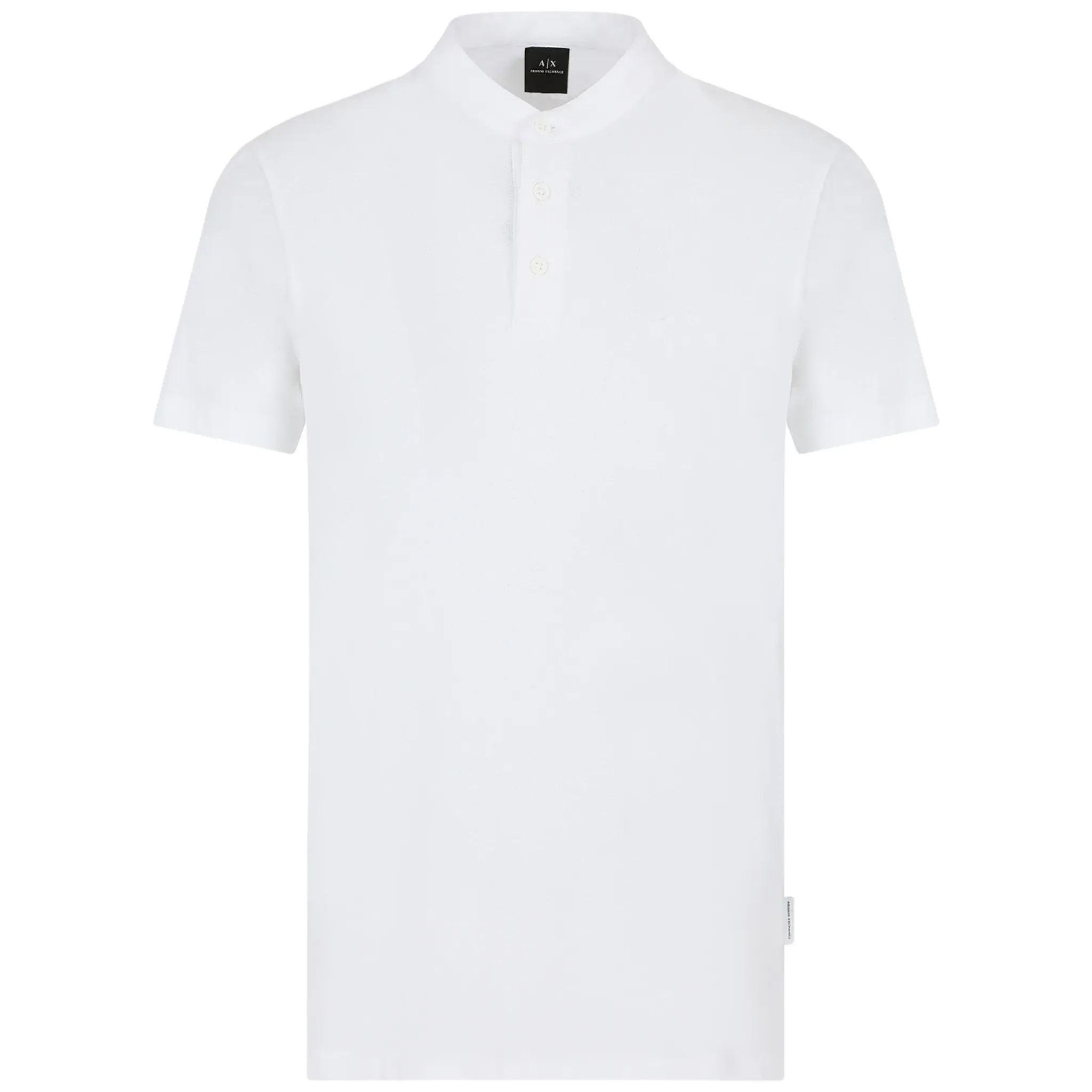 Armani Exchange polo manica corta colletto coreana uomo