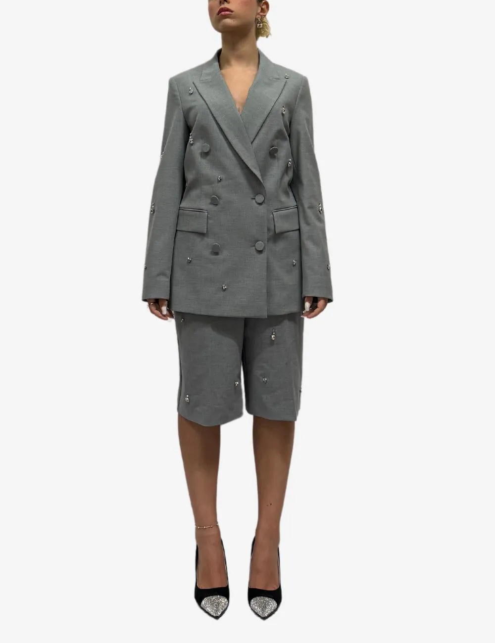 Bermuda Twinset Actitude con gioielli donna