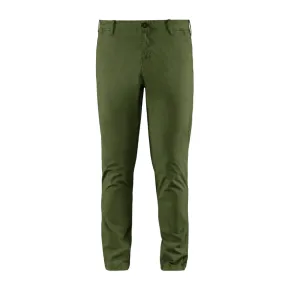 Bomboogie Pantalone Chino da uomo in Popeline di Cotone Stretch PMCARTCG1 359 oliva