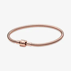 Bracciale con maglia snake e chiusura a barile - 588781COO
