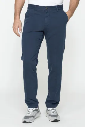 Carrera  ---------    ------------Chino mod. 610 regular fit in gabardina pesante - Blu notte
