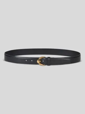 CINTURA IN PELLE CON SCIMMIETTA