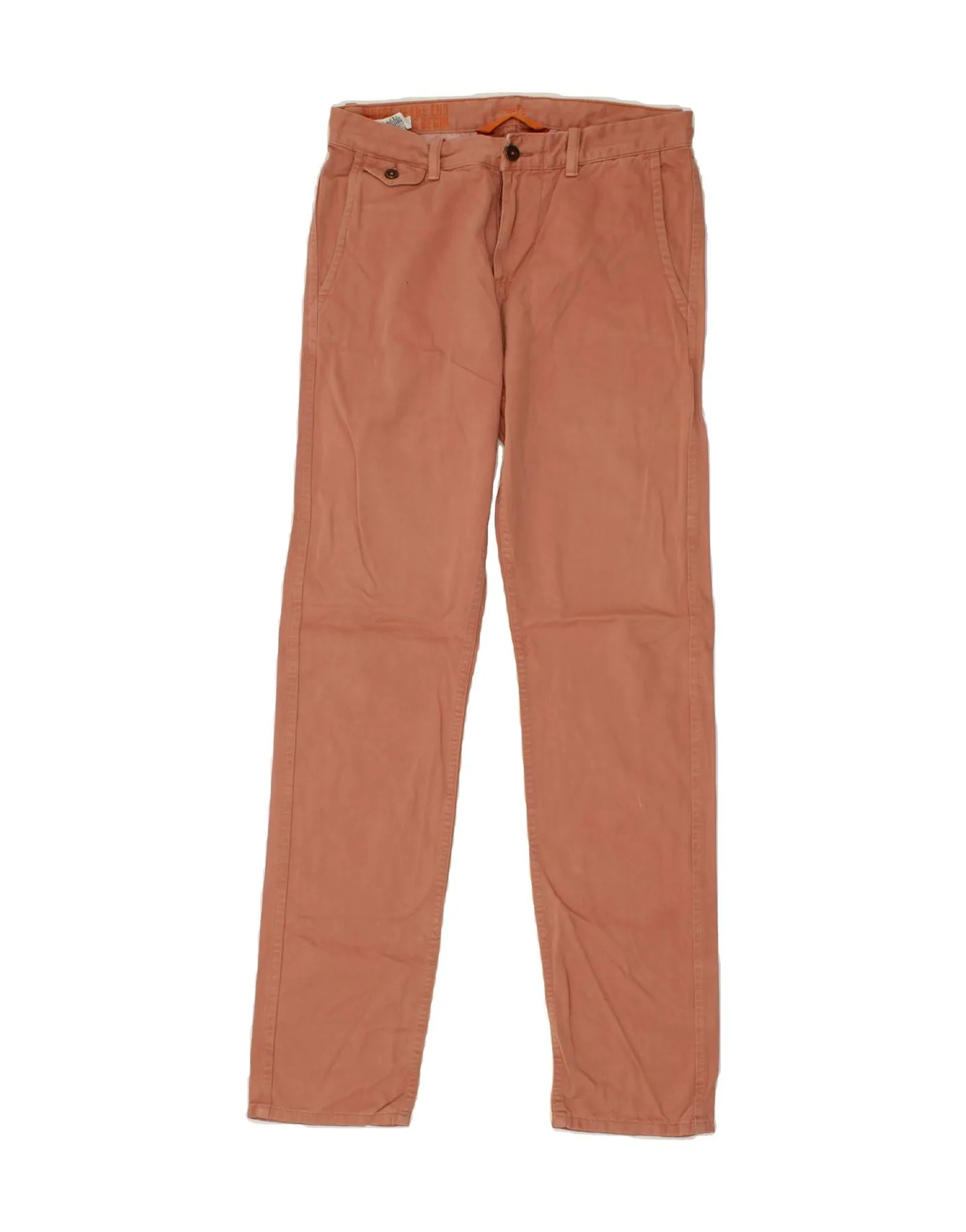DOCKERS Mens Slim Chino Trousers W30 L34  Pink Cotton