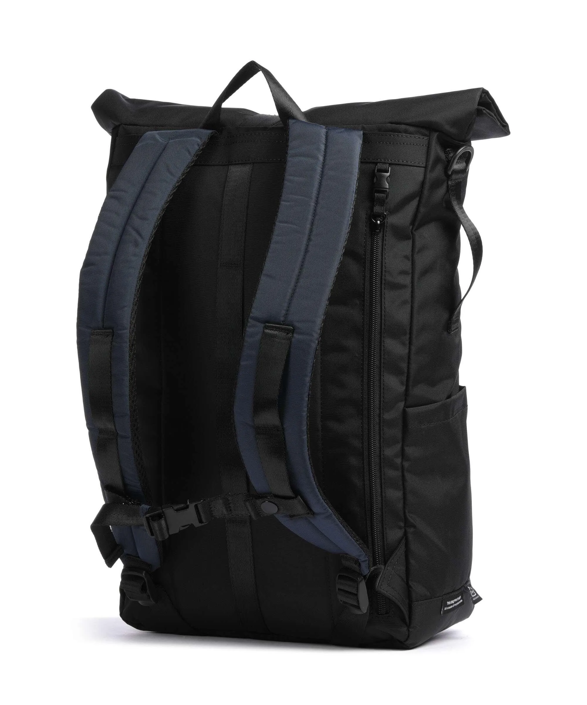  Doughnut Go Wild Jetpack Zaino roll-top 15″ nylon riciclato nero/blu  