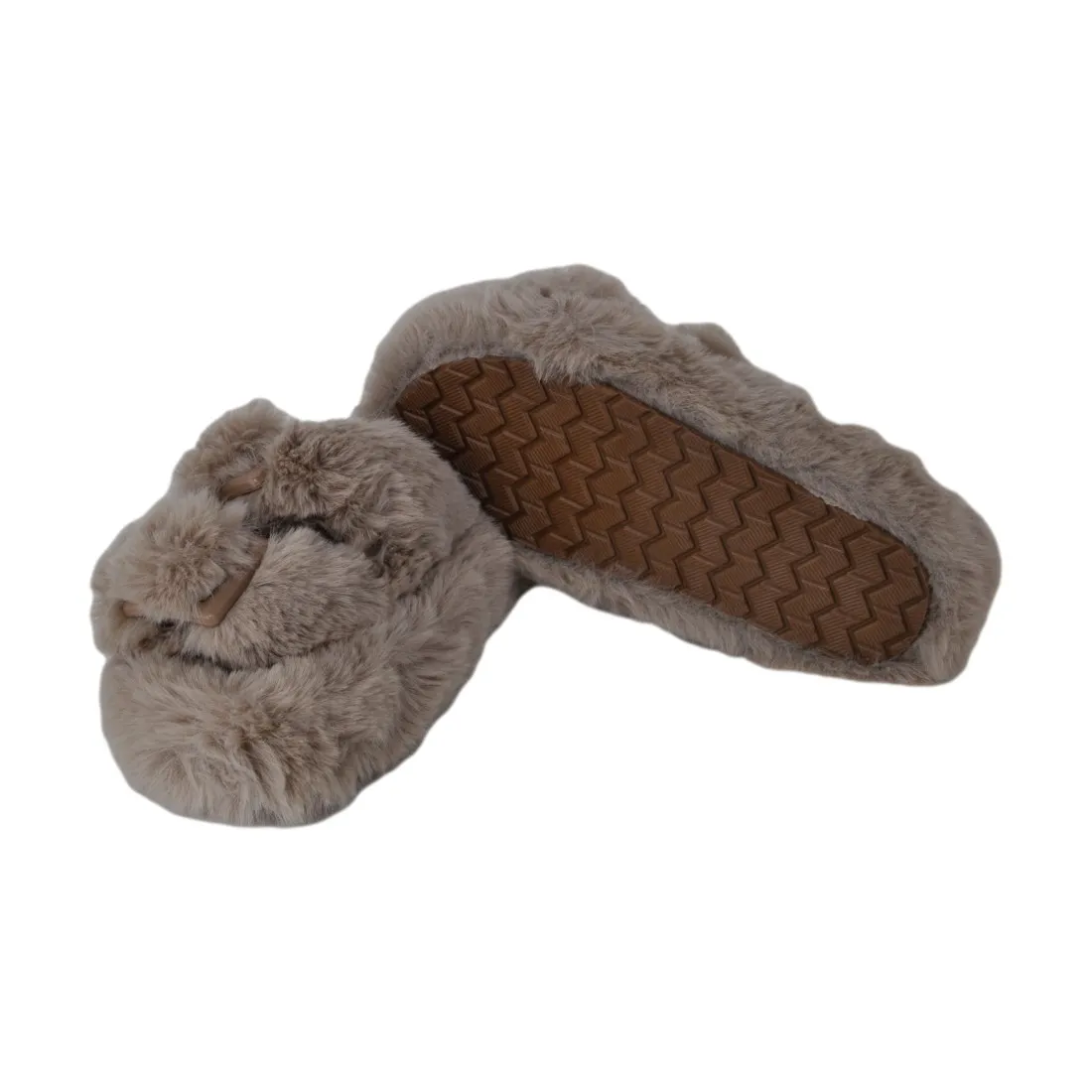FURRY SLIPPER COLORS OF CALIFORNIA HC.SLIPPERS03 TAU