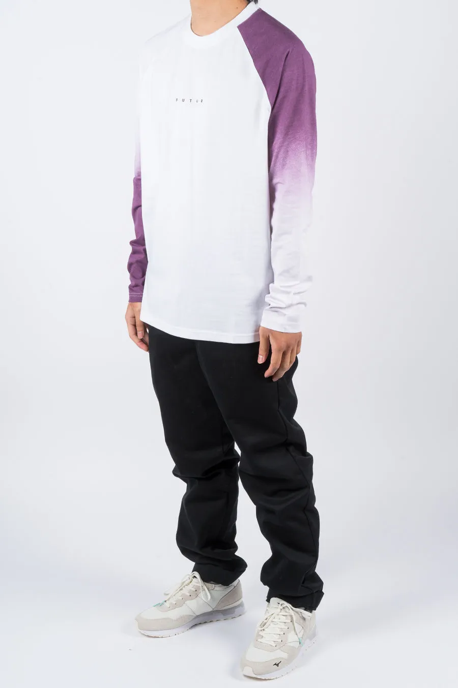FUTUR FADED RAGLAN LS WHITE
