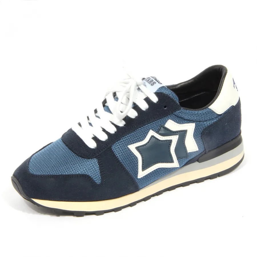 G5504 sneaker uomo ATLANTIC STARS ARGO blue suede/fabric shoe men