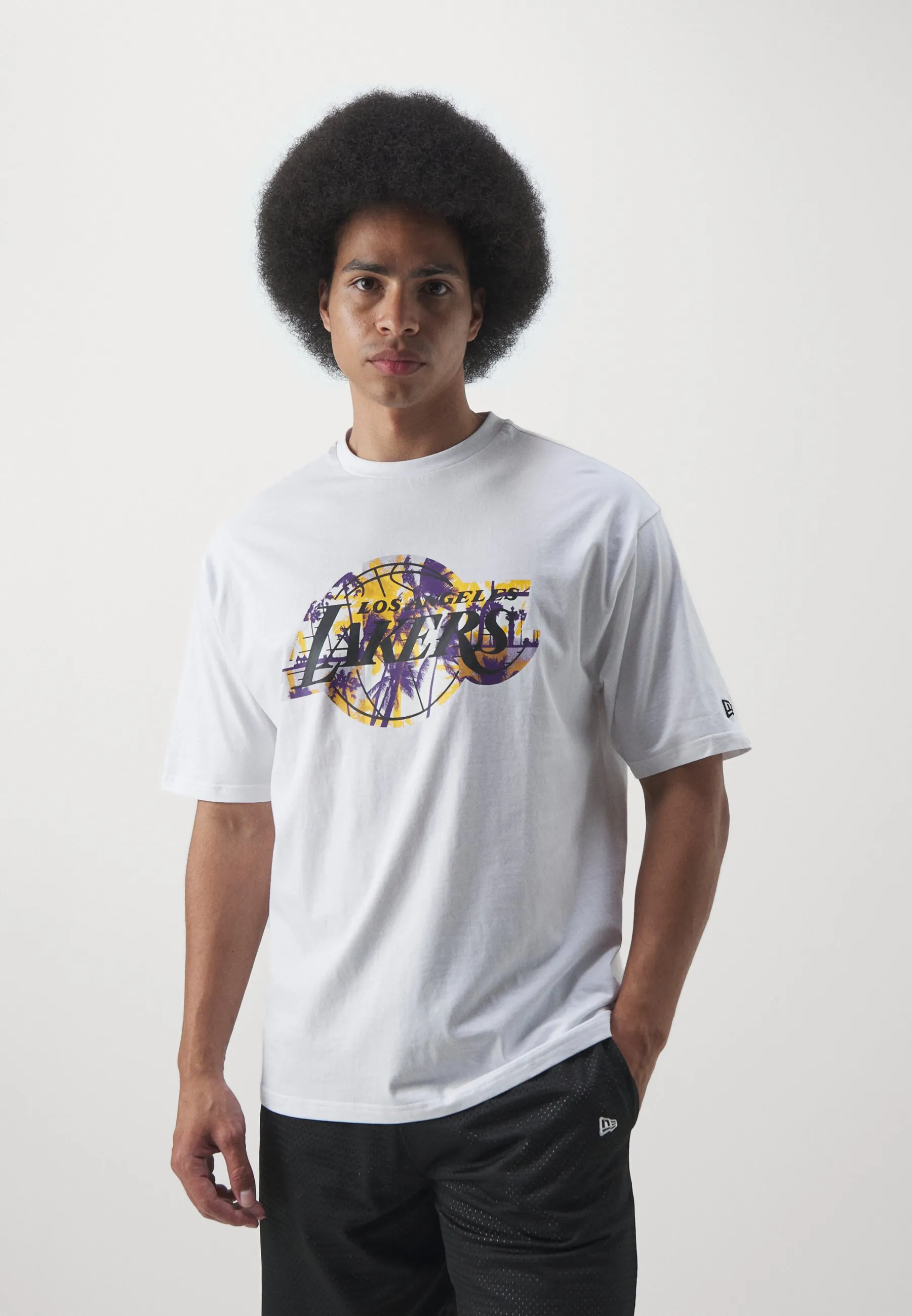 NBA LOS ANGELES LAKERS LARGE INFILL TEE - Squadra