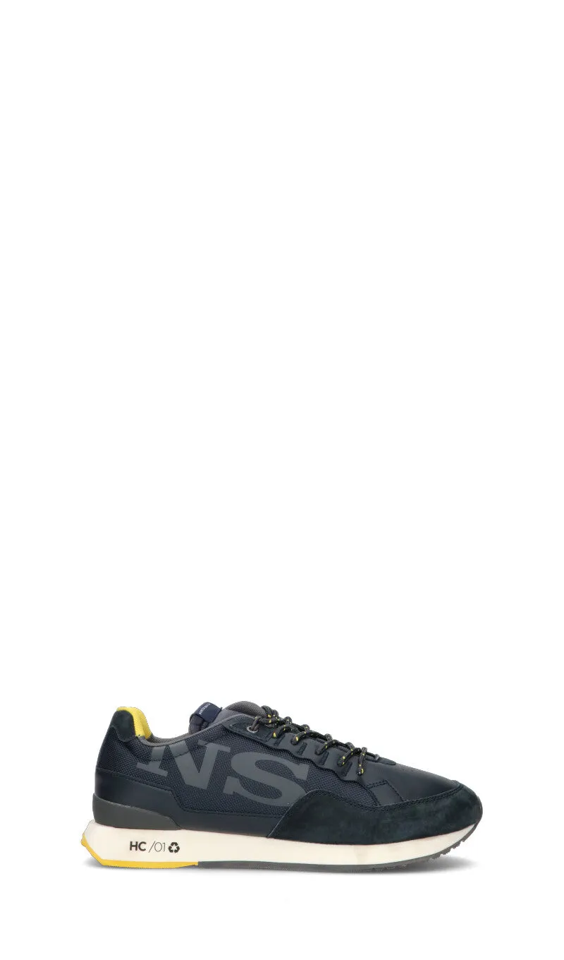 NORTH SAILS Sneaker uomo blu/gialla in pelle