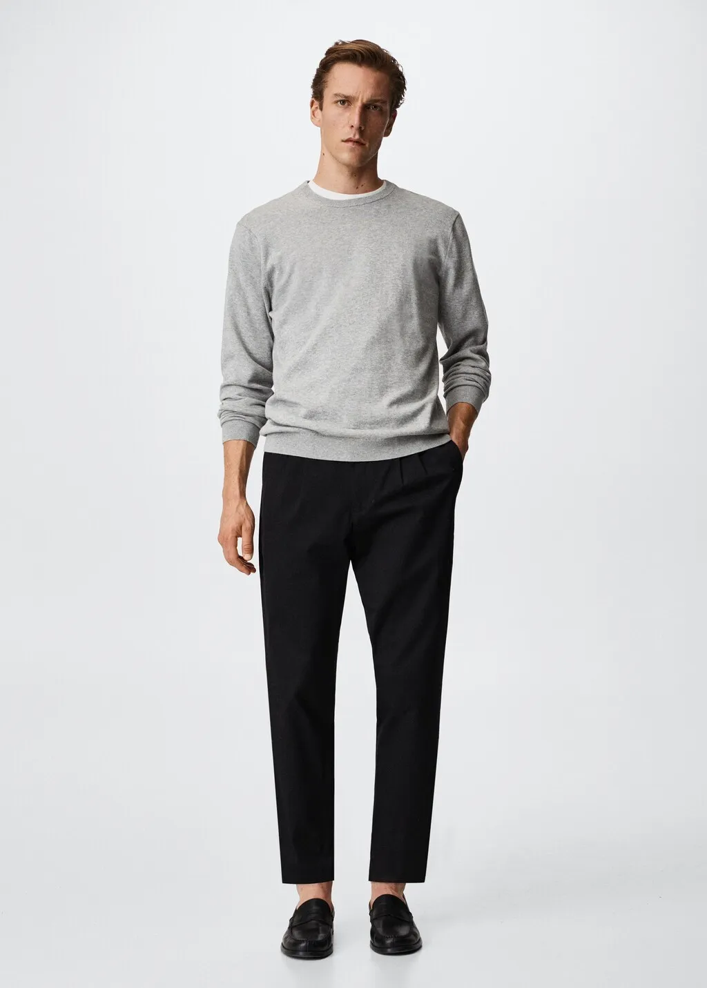 Pantaloni regular-fit pinces