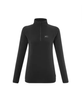 Pile donna con mezza zip Millet K Lightrid (nero)