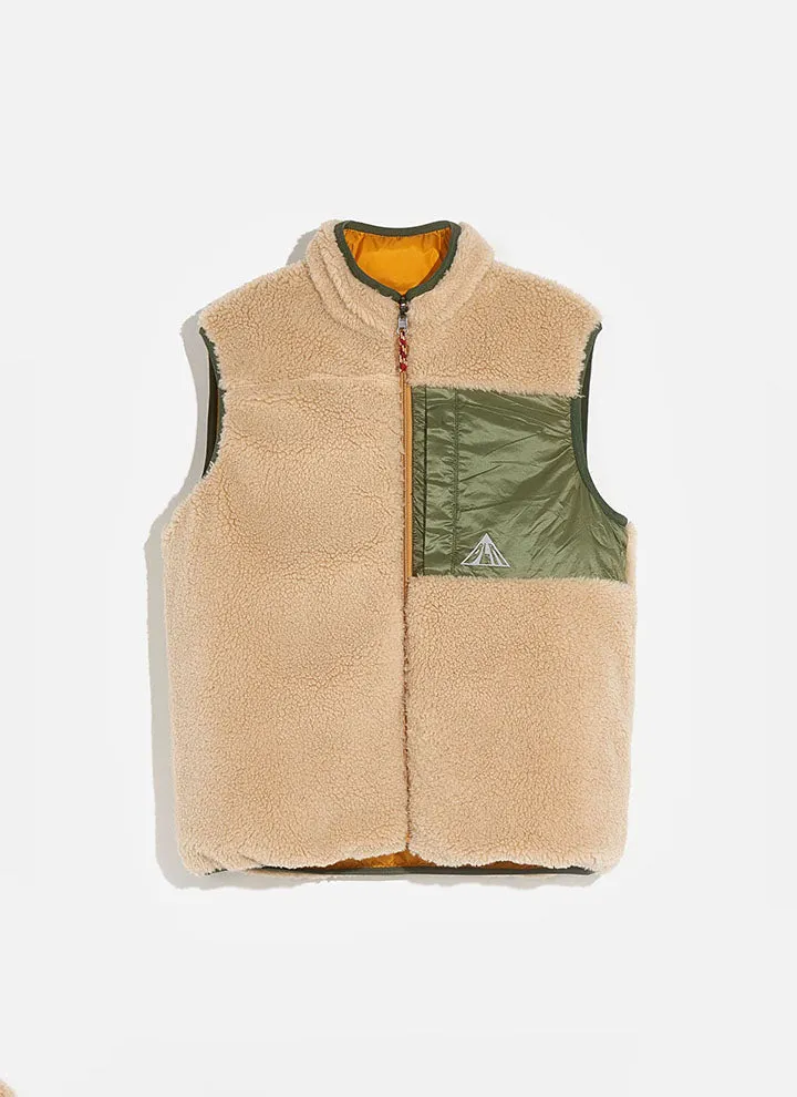 piumino gilet reversibile