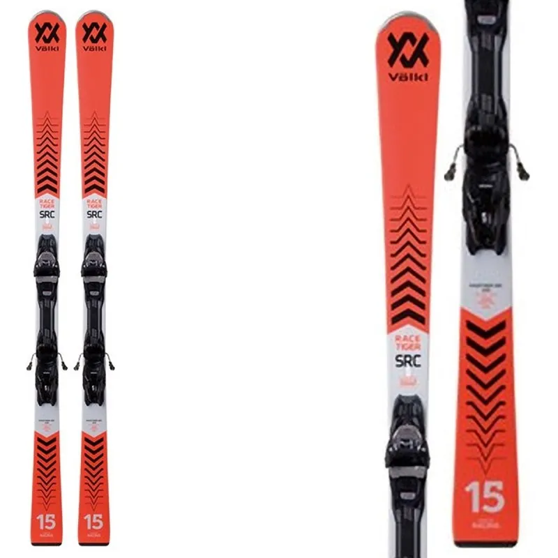 Sci Volkl Racetiger SRC con attacchi Vmotion 11