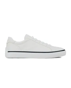 Sneaker allacciata bassa bianca