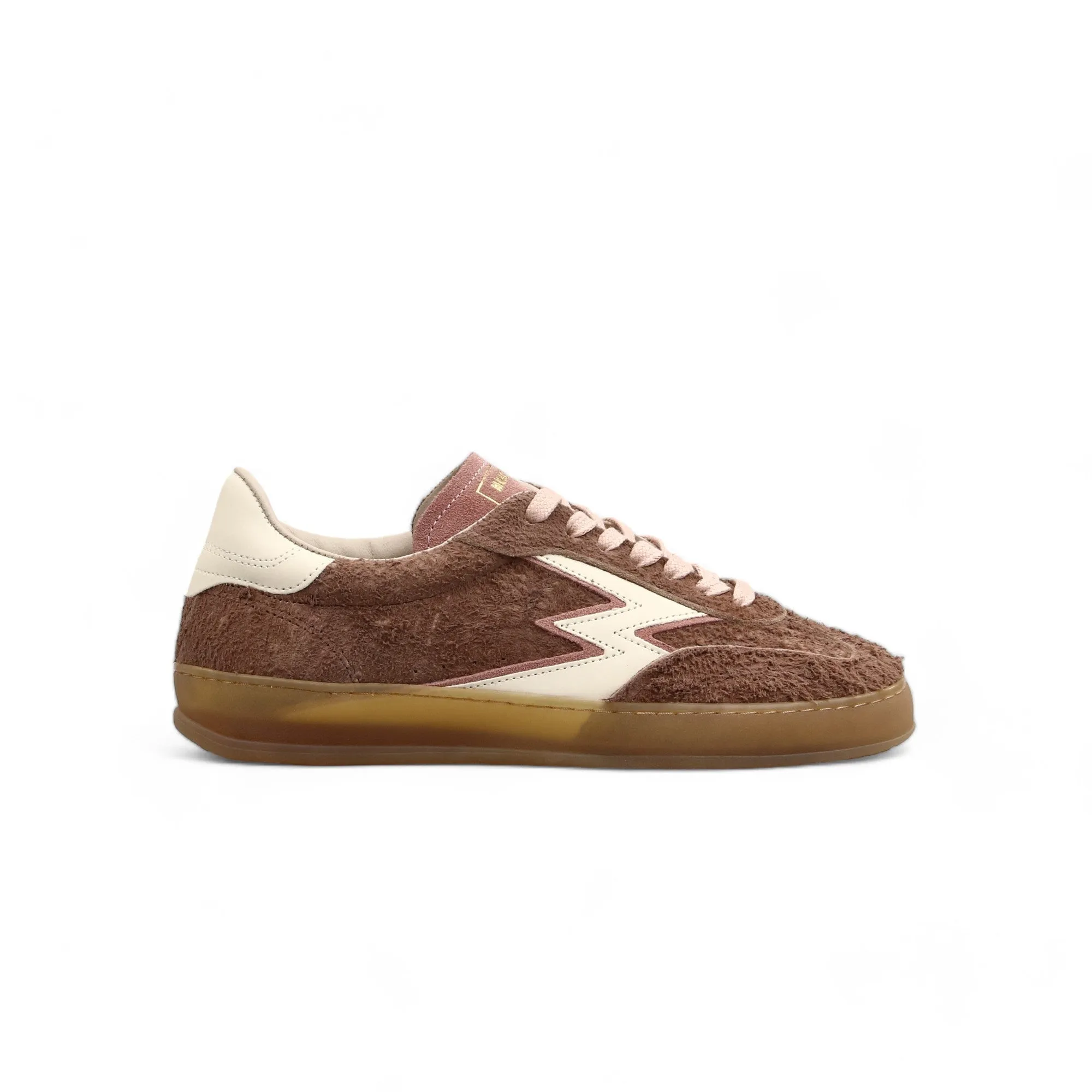 Sneaker Club Suede Nude Rosa